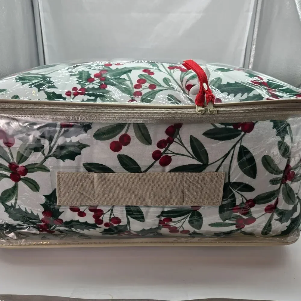 Martha Stewart Deck The Halls 3 Pc KING Comforter Set 108